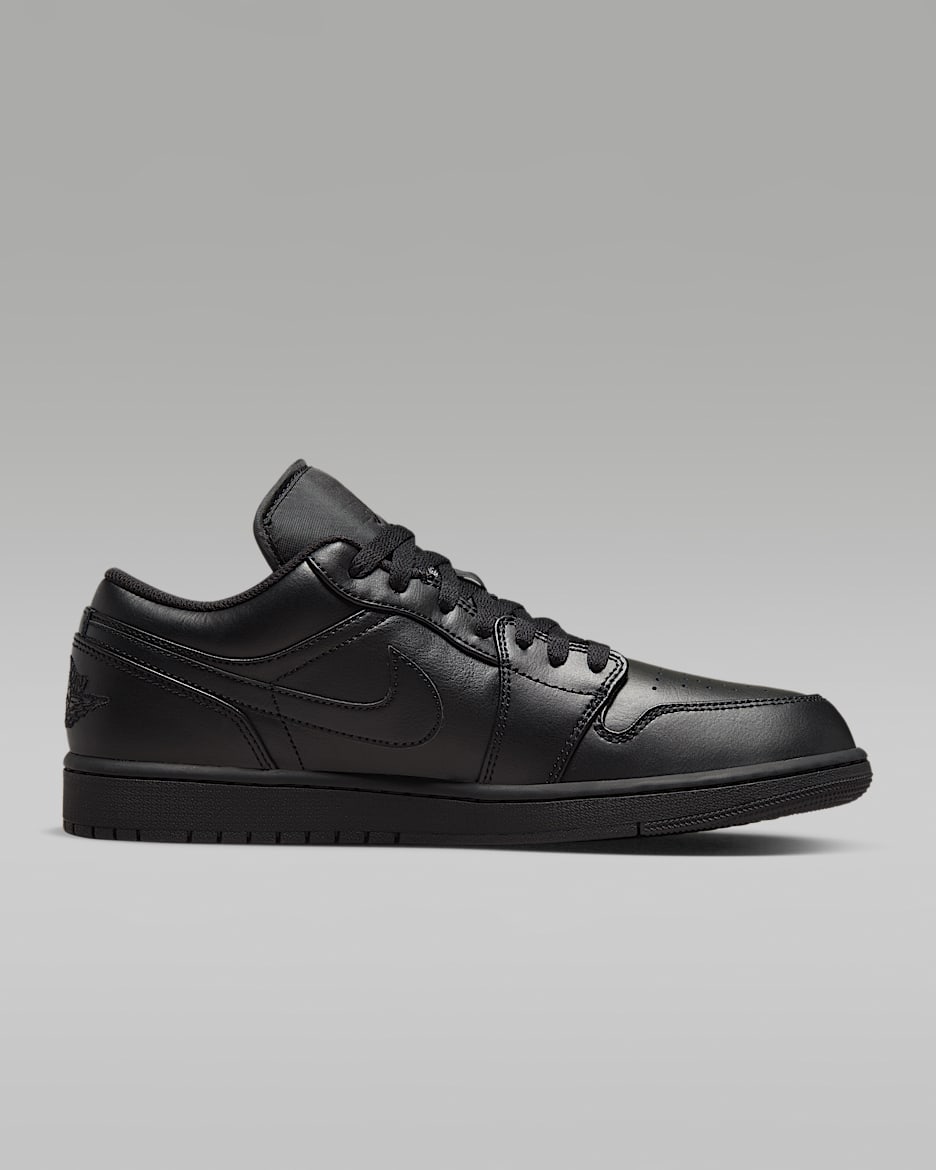 Jordan 1 all black leather outlet